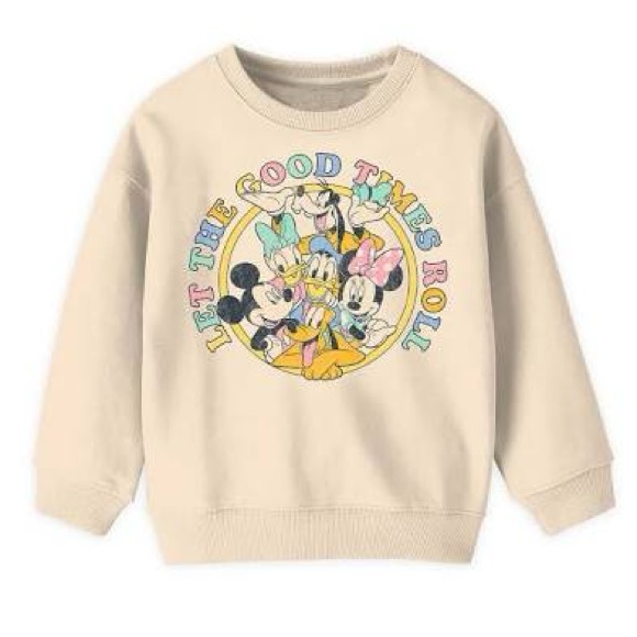 Disney Tops - DISNEY LET THE GOOD TIMES ROLL SWEATSHIRT